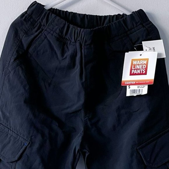 Uniqlo Kids Stretch Fleece Lined Pants NWT (Size S) - like snow / splash pants - Picture 2 of 4
